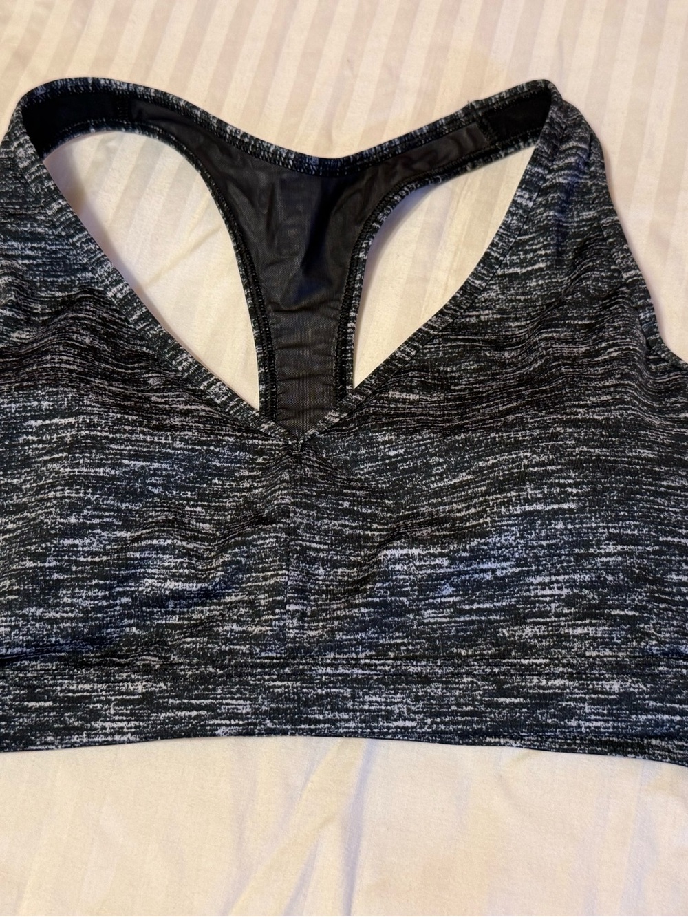 Victoria's Secret Sport Bra in Black & Gray